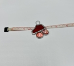 Red Stained Glass Skate Pendant (Small) - Image 3