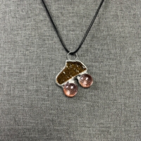 Yellow Stained Glass Skate Pendant (Small) - Image 3